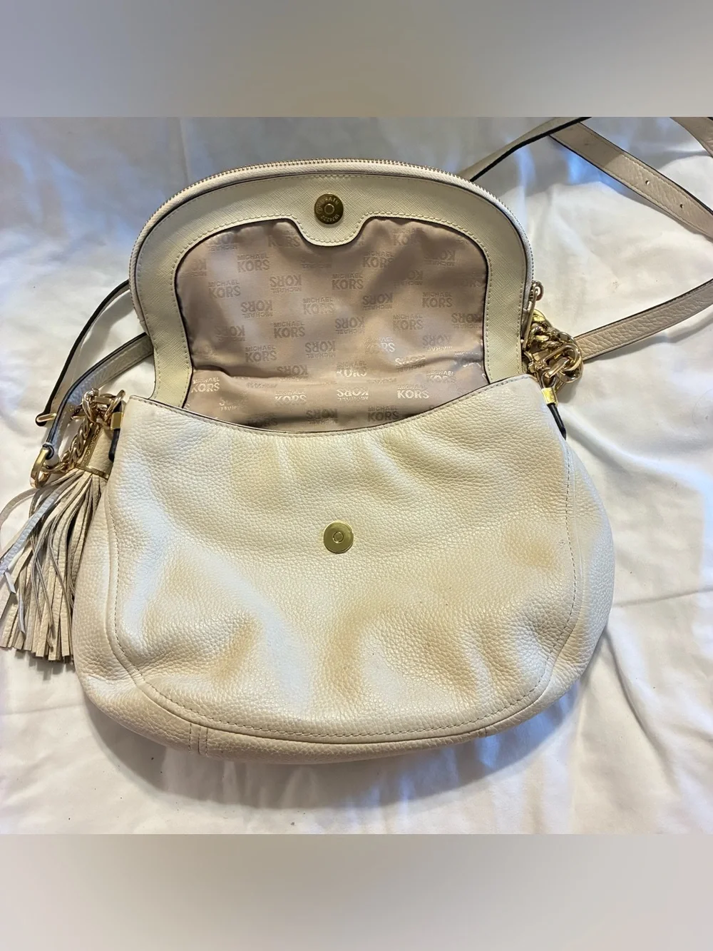 Michael Kors pebbled leather